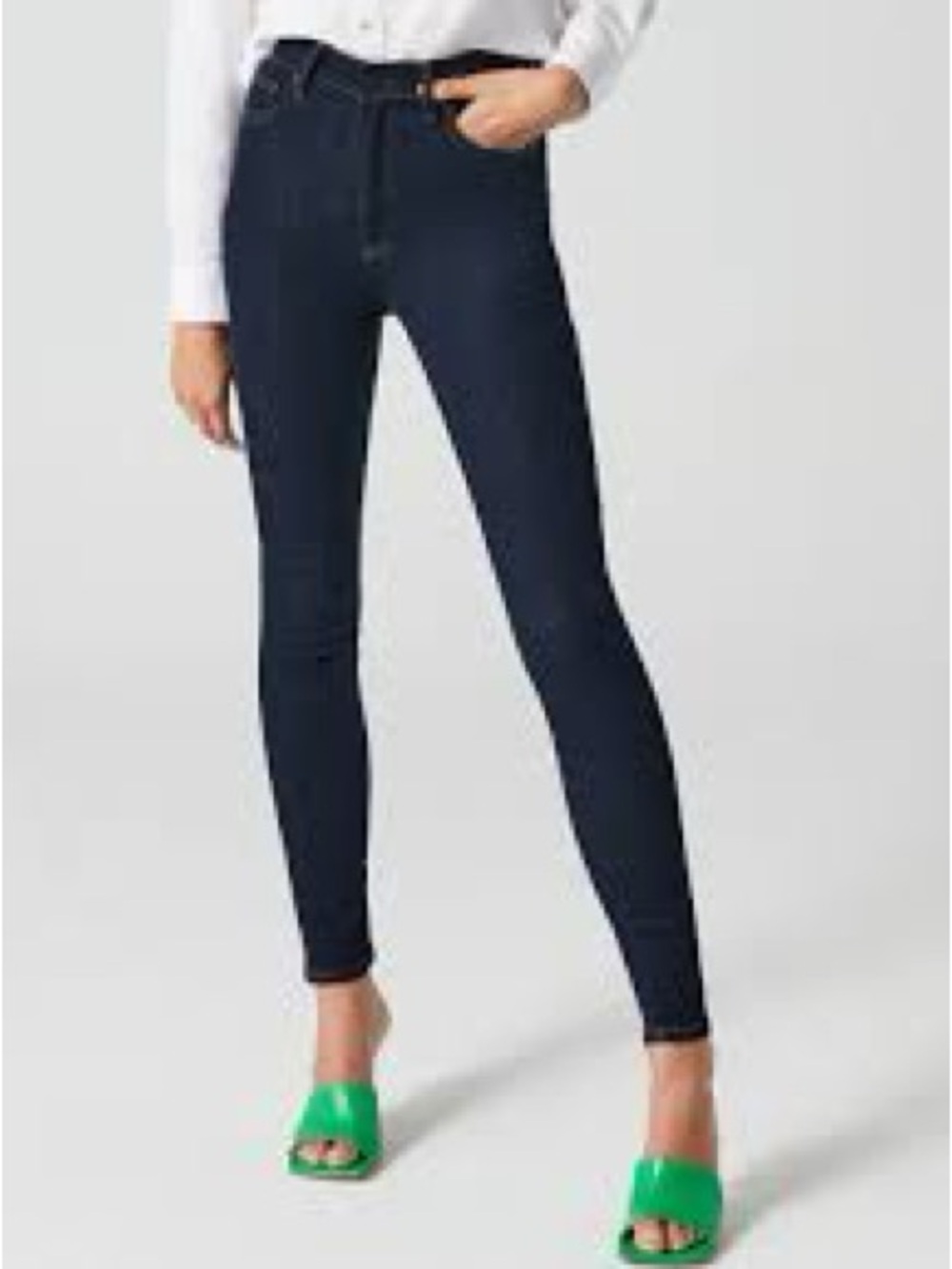 Aritzia Denim Forum The Lola High Rise Skinny Jeans Organic Cotton 27 - Picture 12 of 12